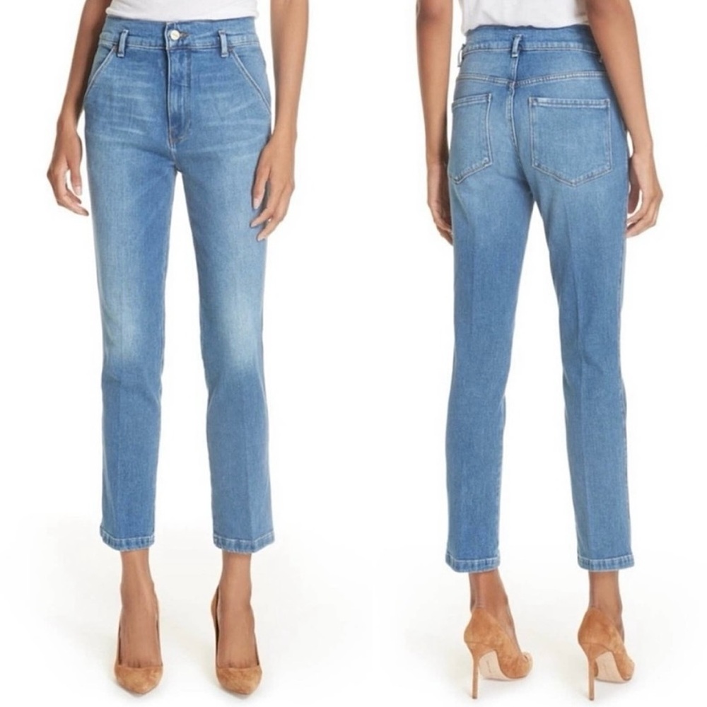 REVOLVE FRAME Le Slender Straight Leg Jeans Thistle Wash LSLTR969 Size 25